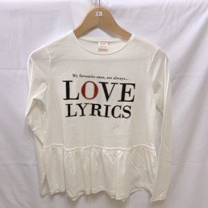 Zara long sleeve tee